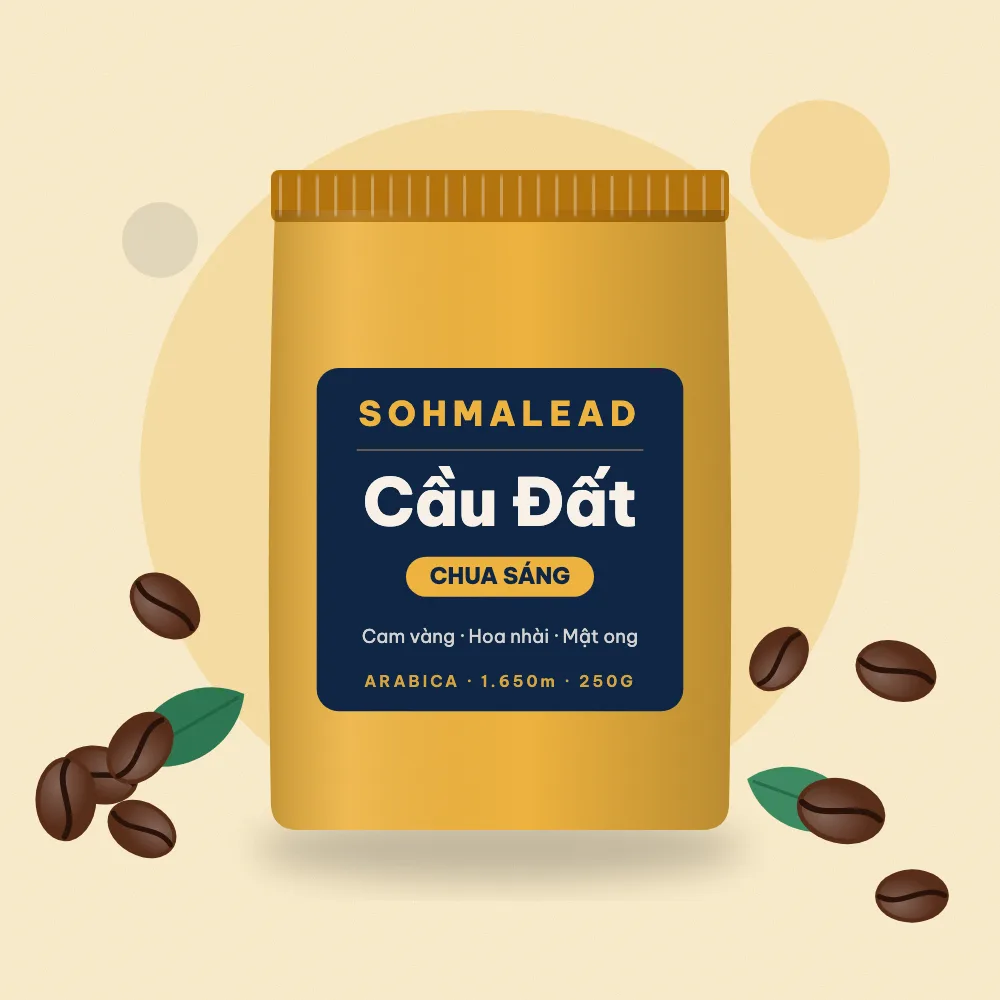 Túi cà phê SohmaLead Cau Dat Chua Sang