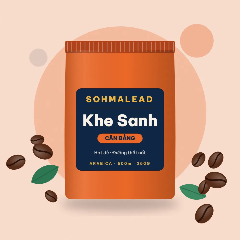 Túi cà phê SohmaLead Khe Sanh Can Bang