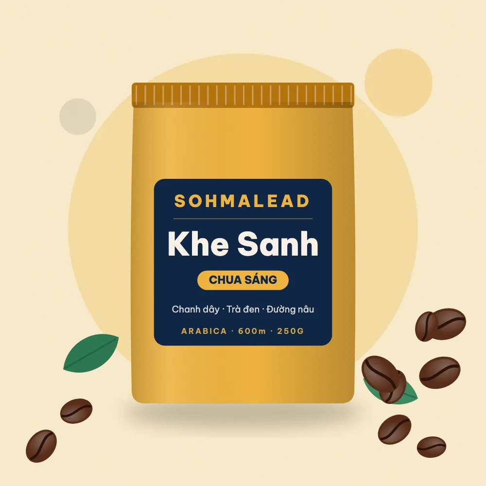 Túi cà phê SohmaLead Khe Sanh Chua Sang