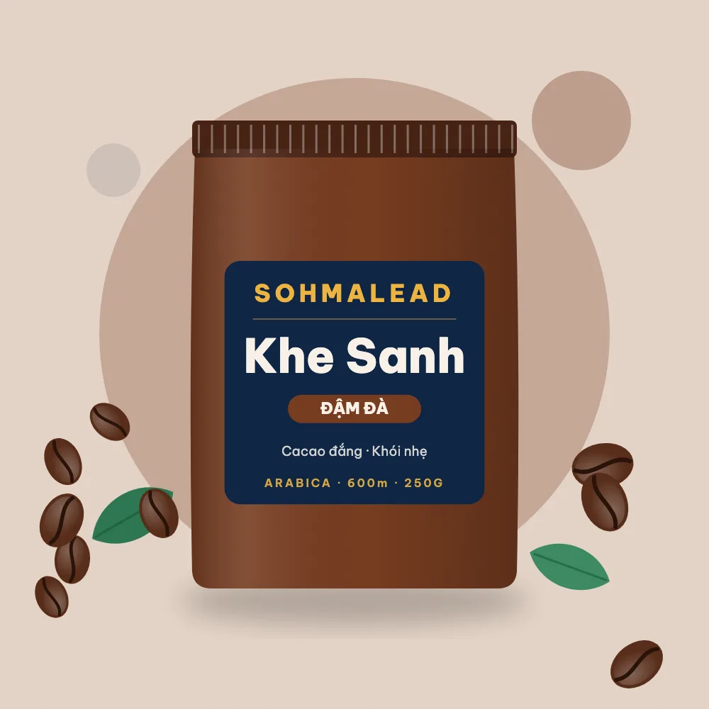 Túi cà phê SohmaLead Khe Sanh Dam Da